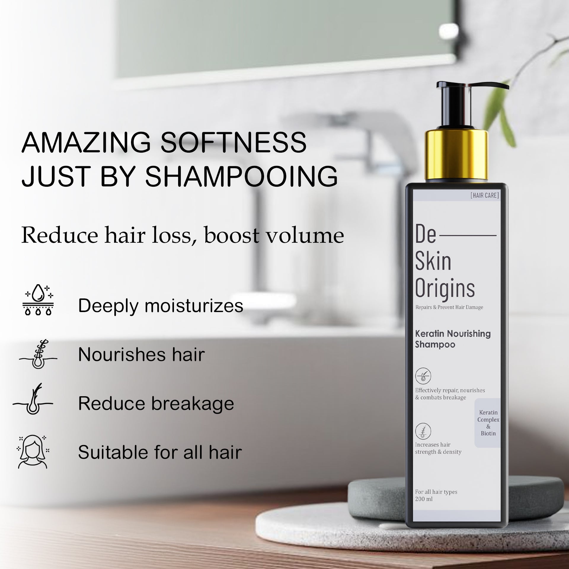 Keratin Nourishing Shampoo benefits