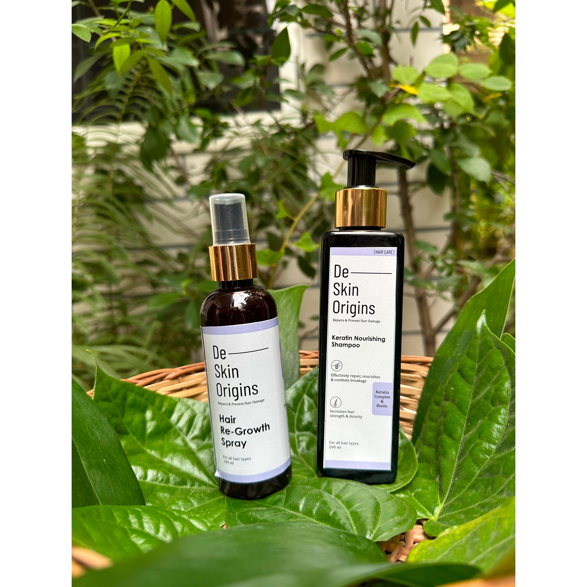 hair regrowth serum and shampoo combo