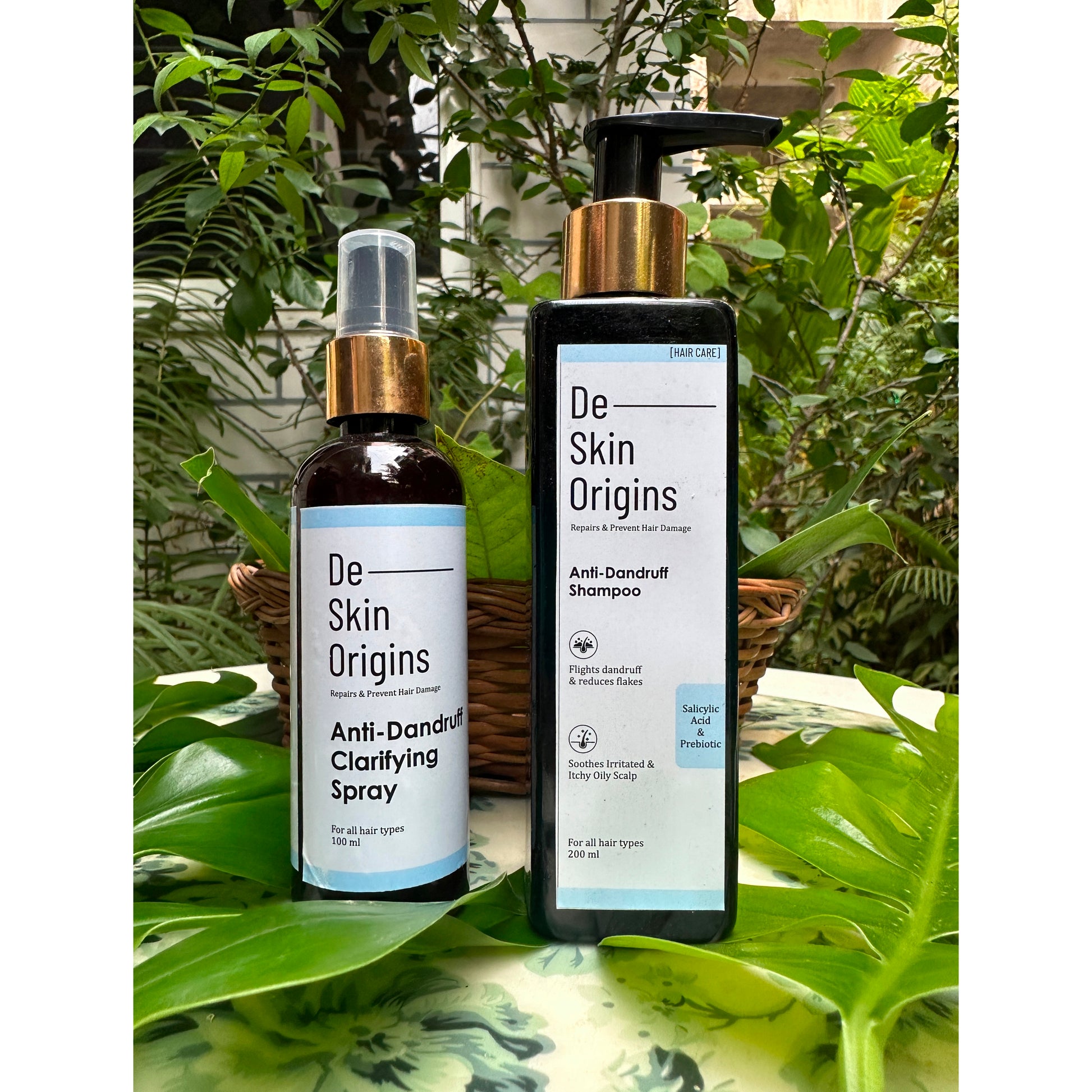 Anti dandruff shampoo and spray